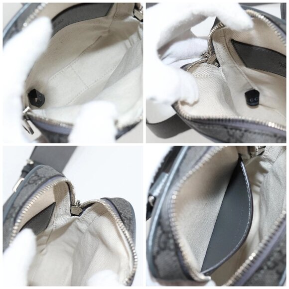 GUCCI Shoulder Bag PVC Gray Silver 752565 Auth 118850M - Picture 16 of 16